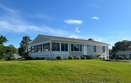 Dennis - Bayview Beach  Cape Cod vacation rental - Enclosed 3 season sunroom with water views