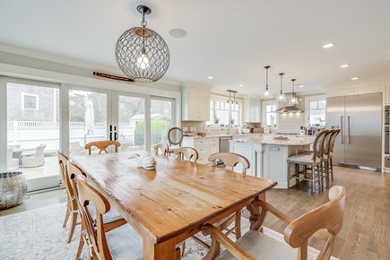 Brewster Cape Cod vacation rental - Enjoy a family meal at this spacious and bright dining area