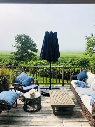 West Barnstable Cape Cod vacation rental - Expansive back deck allows for memorable family gatherings.