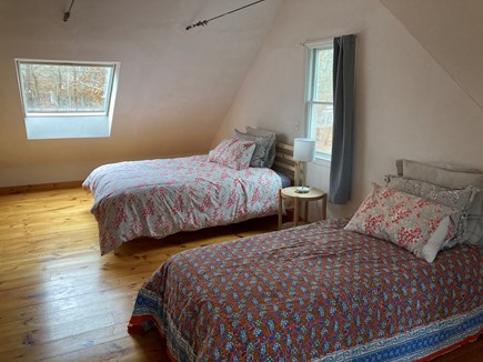 Eastham Cape Cod vacation rental - 3rd bedroom 2nd fl - 1 queen/1 twin. Full bath, desk/reading nook