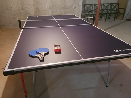 Truro Cape Cod vacation rental - Ping Pong table in a large basement, to help with bad weather