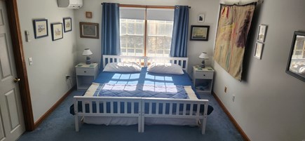 Truro Cape Cod vacation rental - 2 single beds converted to a king-size bed
