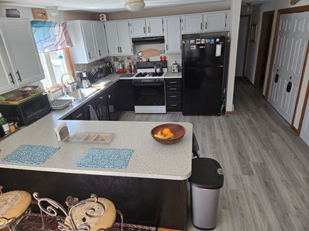 Truro Cape Cod vacation rental - Kitchen with a breakfast bar has everything a chef requires