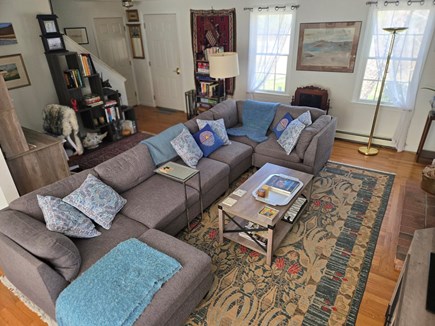 Truro Cape Cod vacation rental - An oversized couch will accomodate all