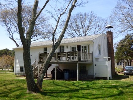 Dennis Cape Cod vacation rental - Back Deck with outside shower