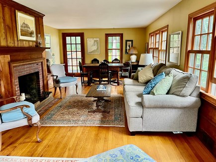 Wellfleet Cape Cod vacation rental - Light and airy living/ dining room