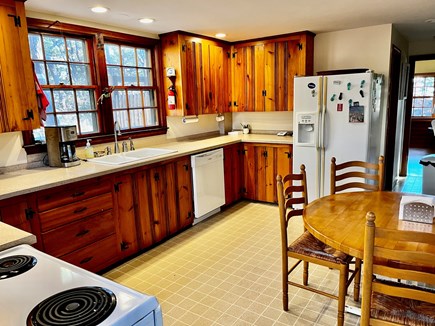 Wellfleet Cape Cod vacation rental - Fully equipped knotty pine kitchen