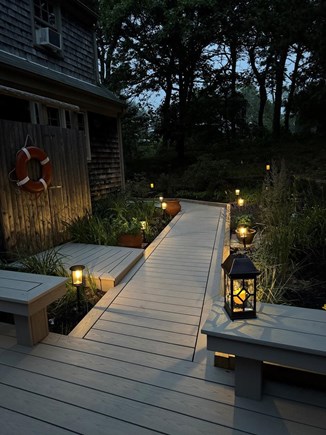 Wellfleet Cape Cod vacation rental - Outside shower and walkway