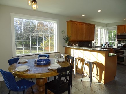 Eastham Cape Cod vacation rental - Large Eating - Dining Room seats 6; 3 Stools for breakfast bar