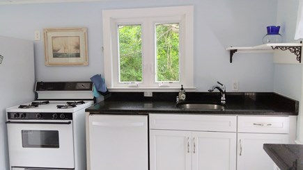 Brewster Cape Cod vacation rental - Kitchen with Granite counter tops and dishwasher