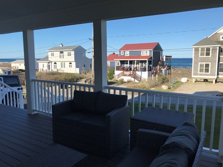 Plymouth MA vacation rental - View from front farmer’s porch