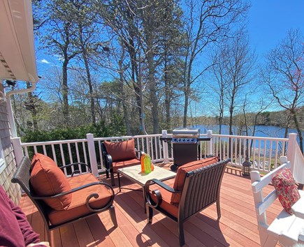 Hyannis Cape Cod vacation rental - Plenty of seating to take in this gorgeous pond view.