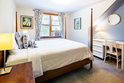 Eastham Cape Cod vacation rental - Second floor bedroom with queen bed and desk