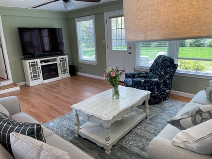 Eastham Cape Cod vacation rental - 65 inch TV in sun room