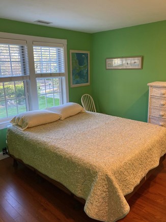 Brewster Cape Cod vacation rental - Queen bedroom with dresser and walk in closet.