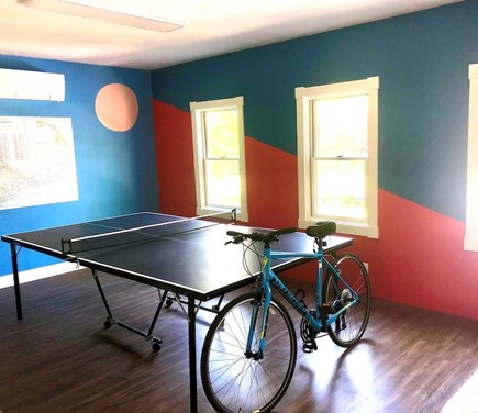 Brewster Cape Cod vacation rental - Bright game room with ping pong table