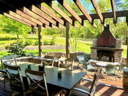 Brewster Cape Cod vacation rental - Stunning deck overlooking private, expansive yard