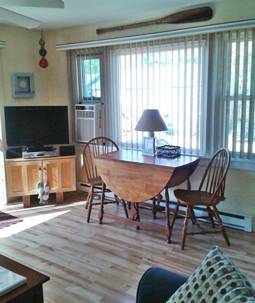 Provincetown Cape Cod vacation rental - Dining table that extends to seat 4 people