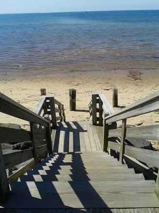 Provincetown Cape Cod vacation rental - Stairs to beach just steps away from the condo