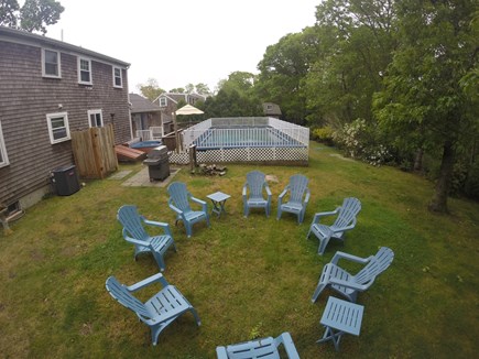 Chatham Cape Cod vacation rental - Beautiful backyard with an outdoor shower, fenced yard & pool!