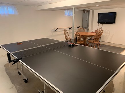 Chatham Cape Cod vacation rental - Bonus space in the basement with card table, Wii, and ping pong!