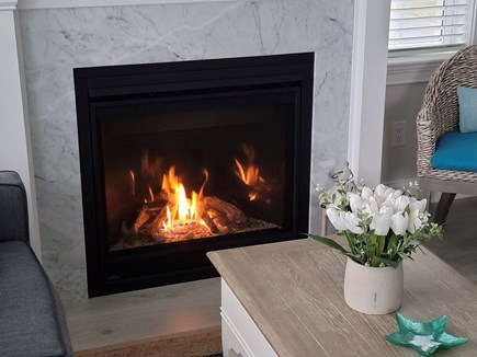 West Yarmouth Cape Cod vacation rental - Beach fire,  gas fireplace for rainy days or cozy nights