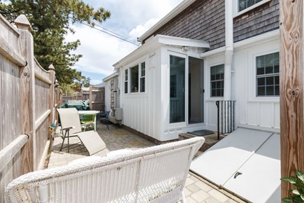 Dennisport Cape Cod vacation rental - Back patio