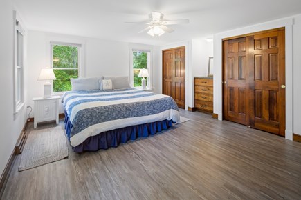 West Yarmouth Cape Cod vacation rental - Main bedroom with door to bathroom