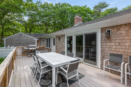 West Yarmouth Cape Cod vacation rental - Deck with grill and table for six