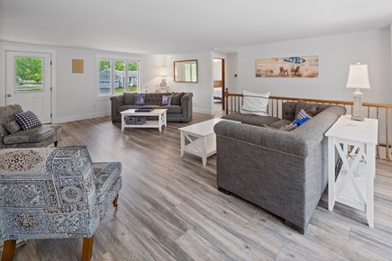 West Yarmouth Cape Cod vacation rental - Living room with comfy couches and chairs