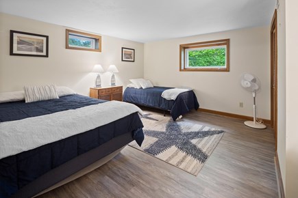 West Yarmouth Cape Cod vacation rental - Bedroom 3 in basement with queen and twin beds