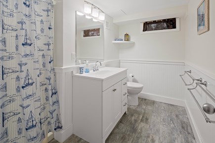 West Yarmouth Cape Cod vacation rental - Bathroom in basement with shower