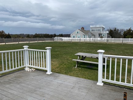 Centerville Cape Cod vacation rental - Deck overlooking Craigville Beach.