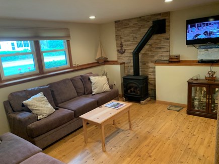 North Falmouth Cape Cod vacation rental - Lower level living room