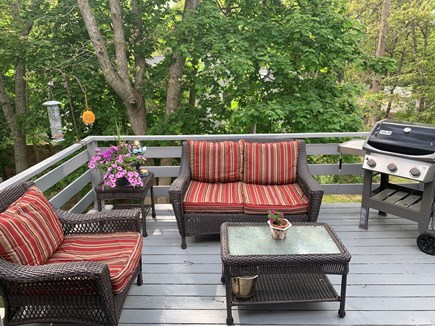 North Falmouth Cape Cod vacation rental - Back Deck