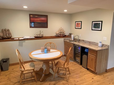 North Falmouth Cape Cod vacation rental - Lower level wet bar