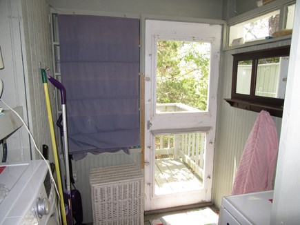 East Dennis Cape Cod vacation rental - Laundry with door to side deck