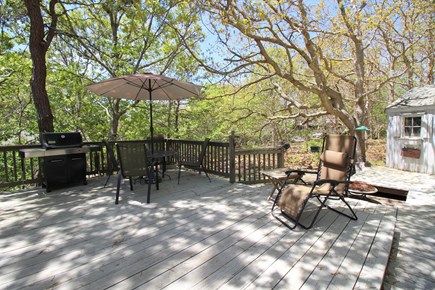 East Dennis Cape Cod vacation rental - Deck Rear