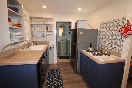 East Dennis Cape Cod vacation rental - Kitchen towards full bath