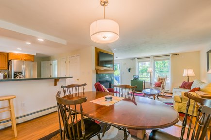 Sandwich Cape Cod vacation rental - Dining area opens to Kitchen with bar seating