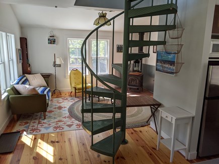 Orleans Cape Cod vacation rental - Spiral stair centrally located.