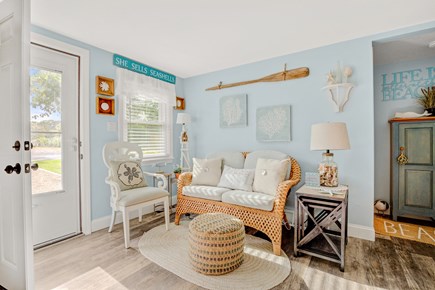 Yarmouth Cape Cod vacation rental - Front door sitting area - read, or change shoes for a night out