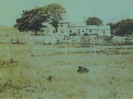 North Eastham Cape Cod vacation rental - The way the house looked in ~1880 (viewed from todays Higgins Rd)