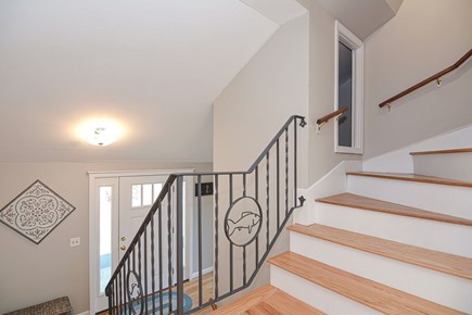 Centerville, Barnstable Cape Cod vacation rental - Heading up to second floor (Harry Potter's room on left)
