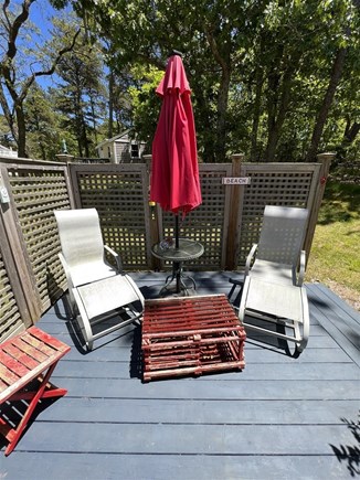 Orleans, Nauset Village Cape Cod vacation rental - Patio with Gas Grill