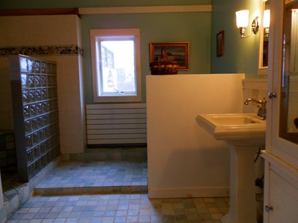 Wellfleet Cape Cod vacation rental - Full bath with walk in shower and tub