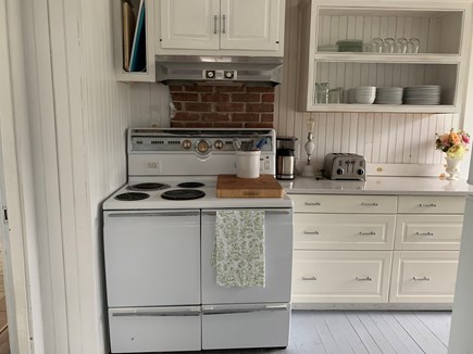 Yarmouth Cape Cod vacation rental - Fully equipped renovated kitchen with vintage electric oven