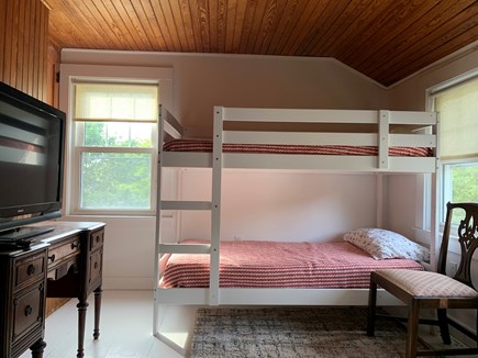 Yarmouth Cape Cod vacation rental - Bunk bed room with TV