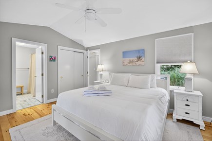 Eastham Cape Cod vacation rental - Primary Bedroom w/ Bathroom