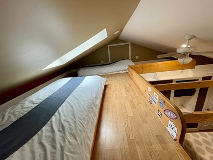 Hyannis Cape Cod vacation rental - Bedroom #1 loft area with two twin-beds
